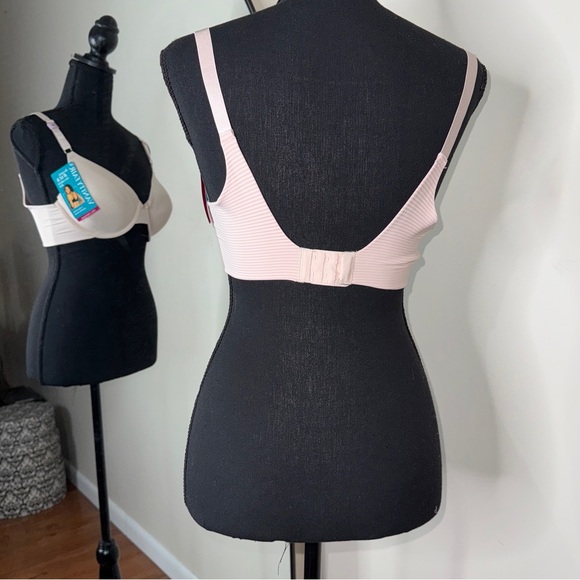 Vanity Fair Womens Beauty Back Full Coverage Underwire Bra Pink Blush Size 34D - Picture 4 of 5